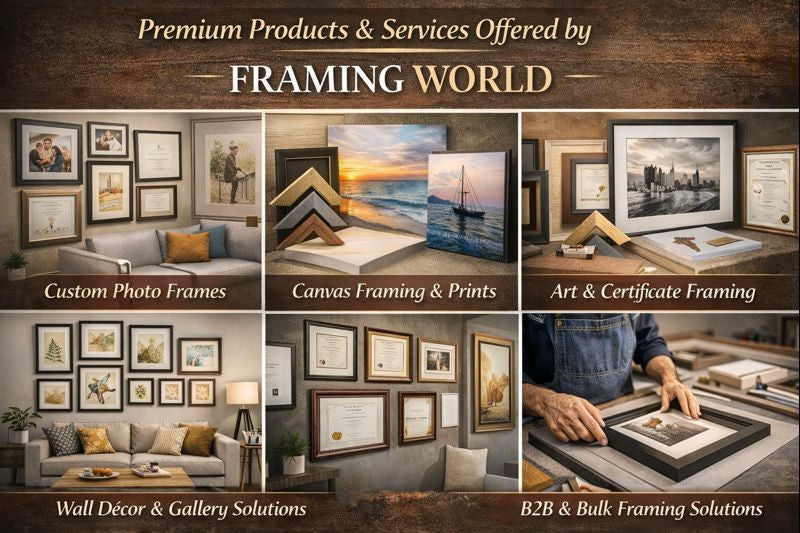 Framing World: Transforming Spaces with Custom Frames and Décor